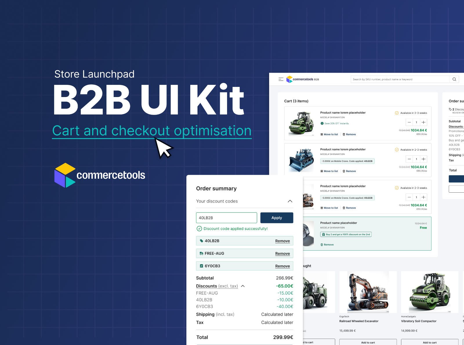 B2B Store Launchpad | Discounts, cart & checkout optimisation