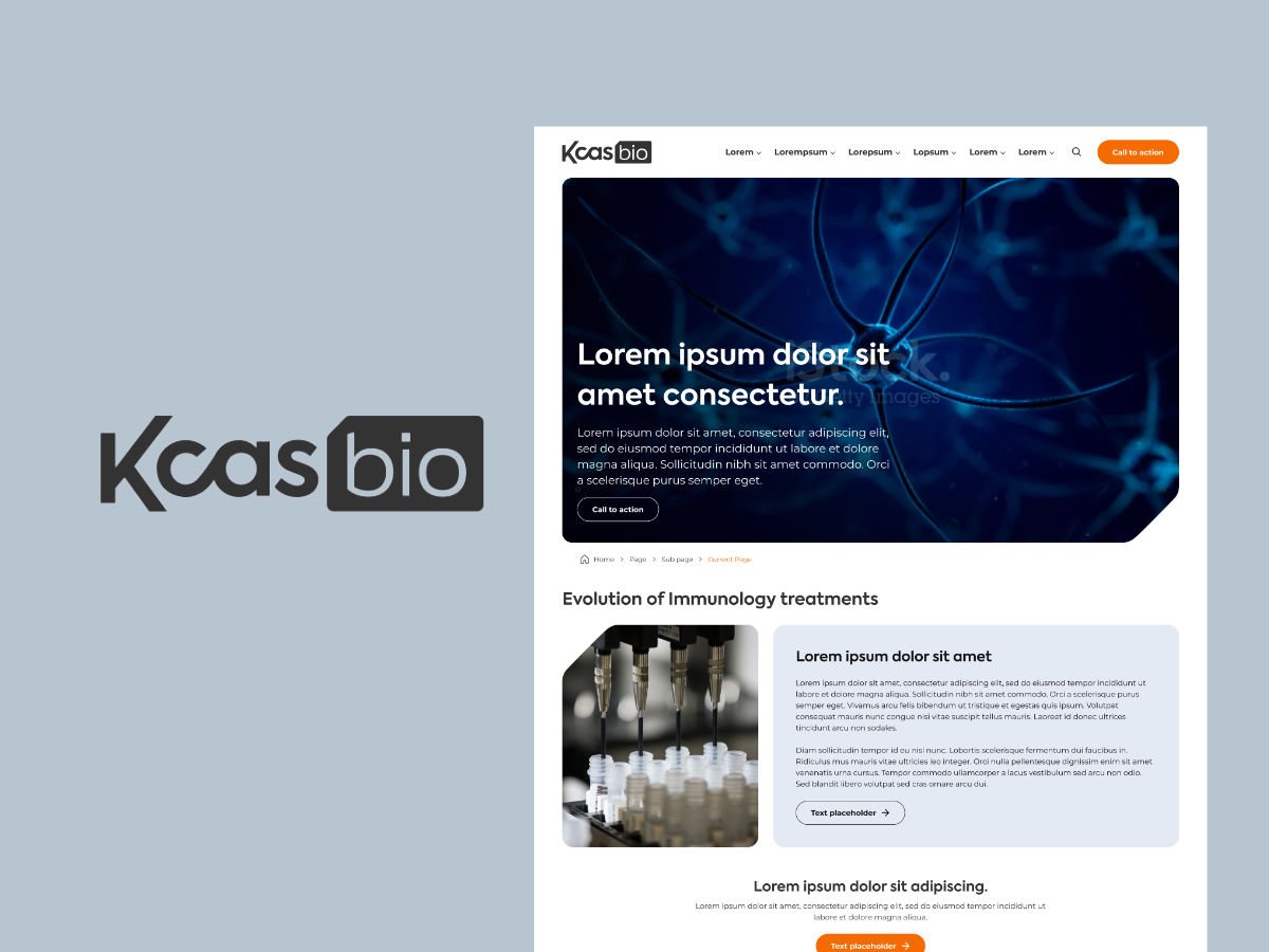 KCAS Bio | Design system and researcher finder experience
