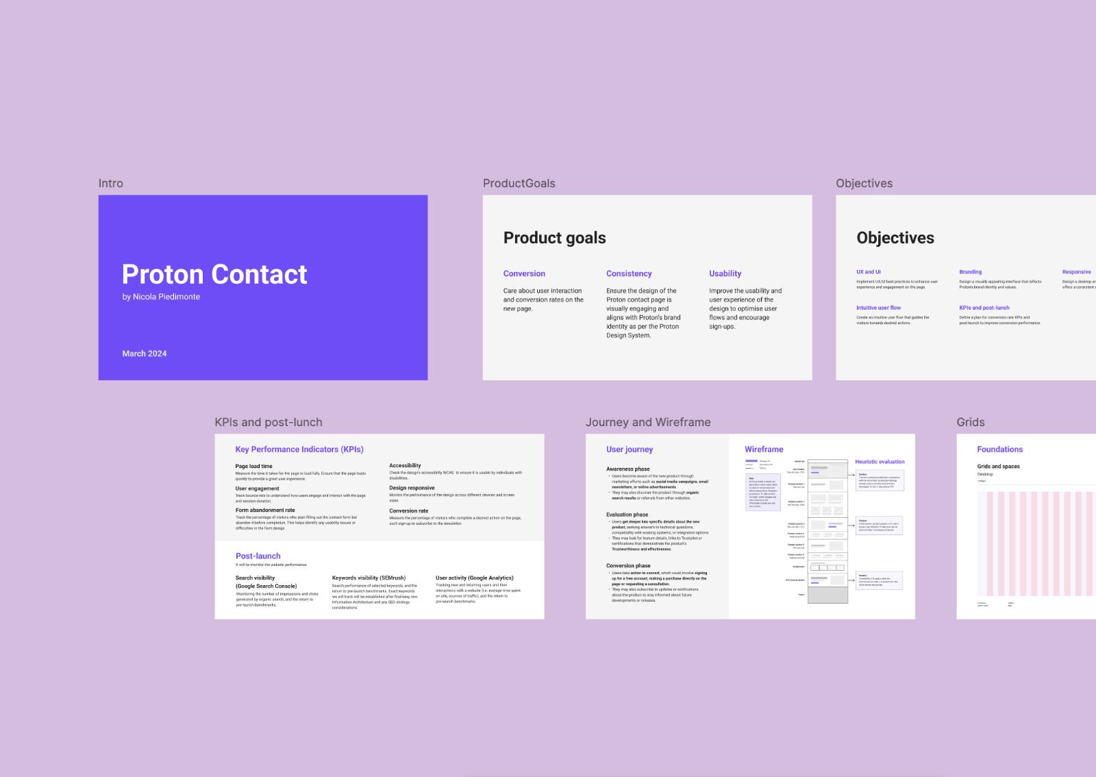 Proton Contact | Marketing Website UX/UI Redesign