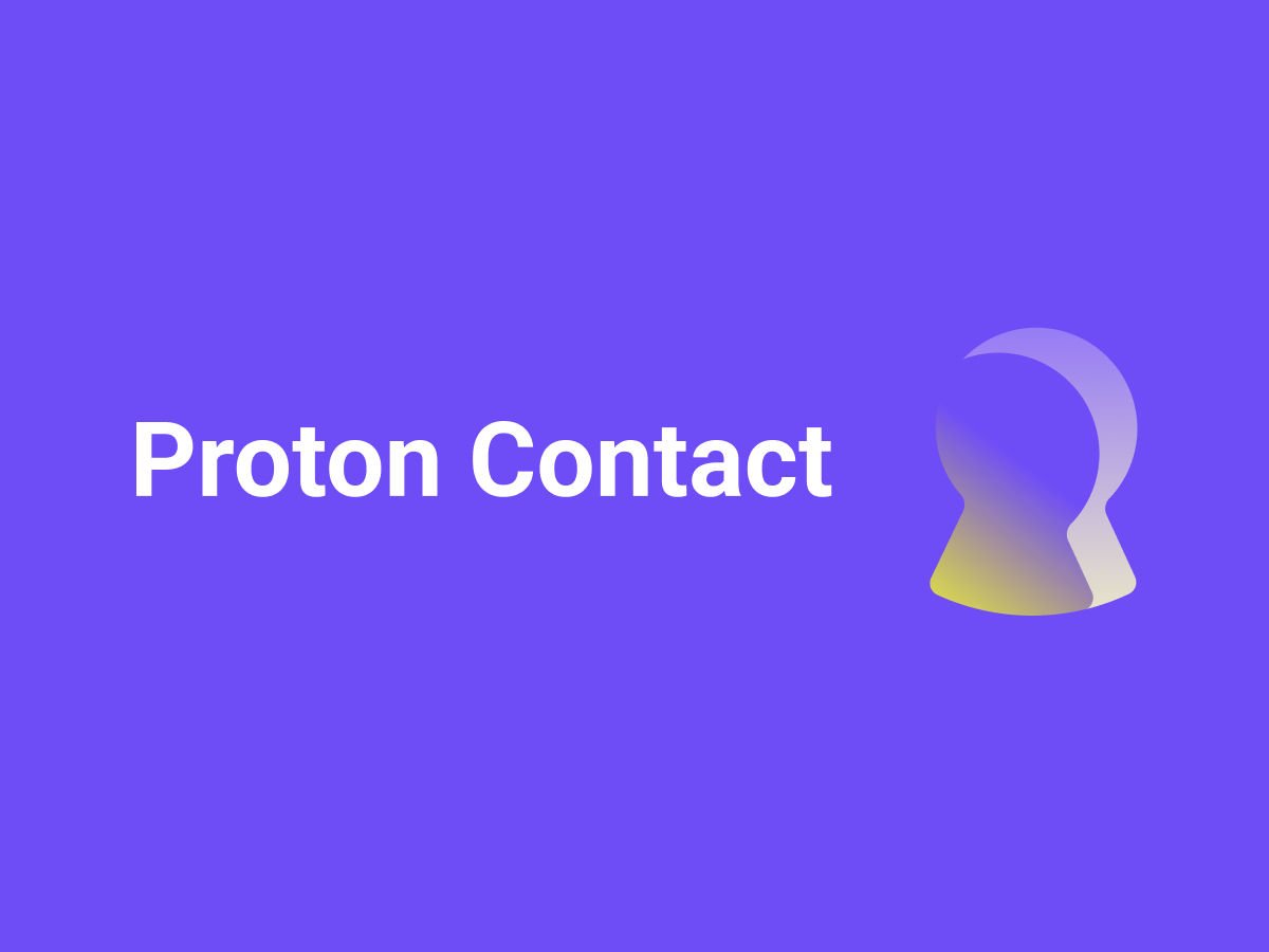 Proton Contact | Marketing Website UX/UI Redesign